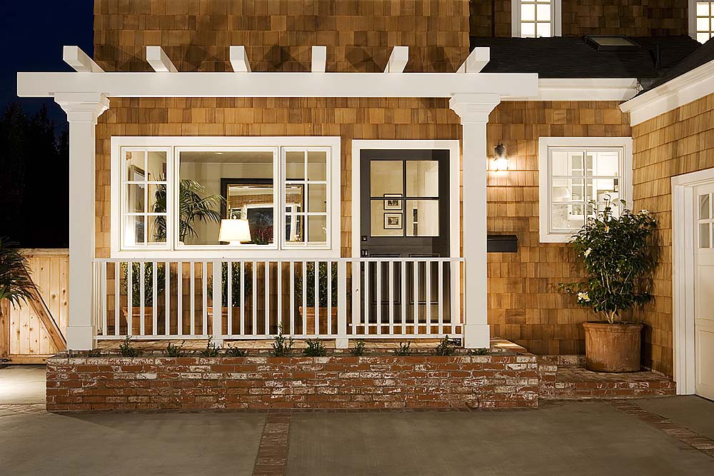 Mesa Residence Front Detail -Bryan Pollard Architect Santa Barbara, Goleta, Carpinteria, Ventura, Ojai