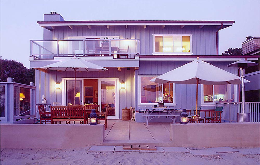 Ming Residence Beach Entrance - Bryan Pollard Architect Santa Barbara, Goleta, Carpinteria, Ventura, Ojai