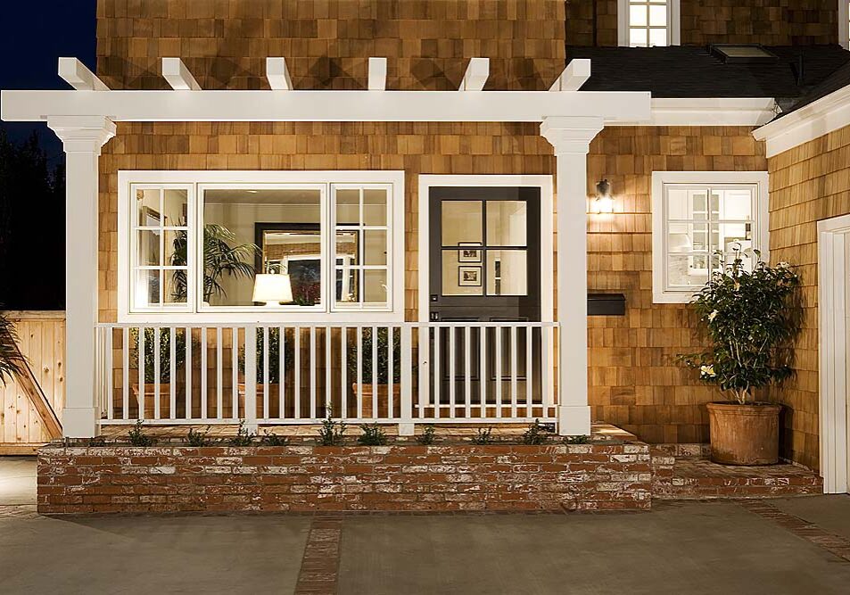 Mesa Residence Front Detail -Bryan Pollard Architect Santa Barbara, Goleta, Carpinteria, Ventura, Ojai